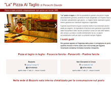 Tablet Screenshot of lapizzaaltaglio.com